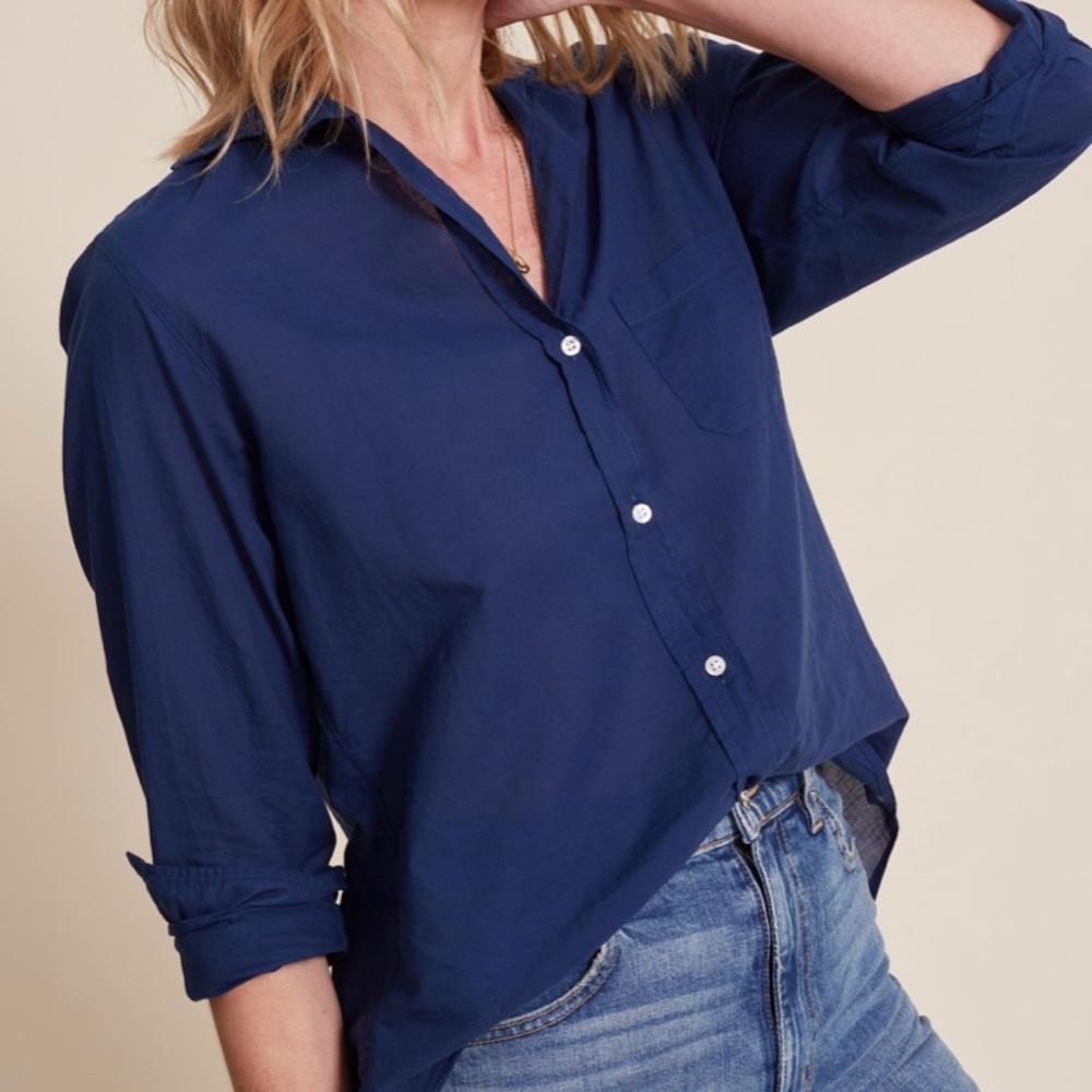 Grayson Hero - Navy Tissue Cotton